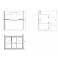 Dreja Тумба под умывальник Q 60 [99.0001] Image #5