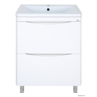 Misty Атлантик - 70 Тумба напольная с 2 ящ., белая эмаль - П-Атл-01070-0112Я