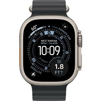 Apple Watch Ultra 3 LTE 49 мм (титановый корпус, природный/черный, ремешок из эластомера) Image #2