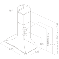 Elica Sweet White/A/85+CAM PRF0167320 Image #3
