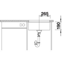 Blanco Subline 500-U (темная скала) Image #4