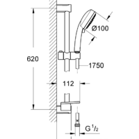 Grohe Tempesta Cosmopolitan 100 27577002 Image #2
