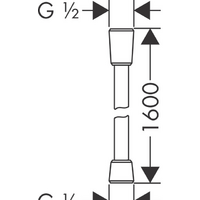 Hansgrohe Isiflex 28276670 (черный матовый) Image #2