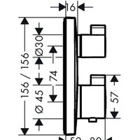 Hansgrohe Ecostat Square 15714000 Image #2