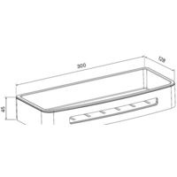 IDDIS Полка Optima Home SHE10SBi44 Image #3