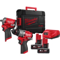 Milwaukee M12 FUEL M12FPP2H2-402XEU 4933492512 (шуруповерт, гайковерт, 2 АКБ, кейс)