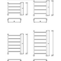 Luxon FJ 100x50 (нижнее подключение) Image #3