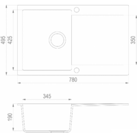 TEKA Clivo 45 B-TQ Оникс [40148000] Image #2