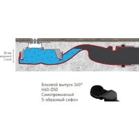 Berges Wasserhaus Super Slim 700 (матовый хром) Image #7