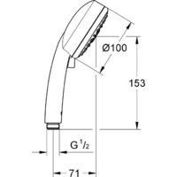Grohe Tempesta Cosmopolitan 100 27573002 Image #2