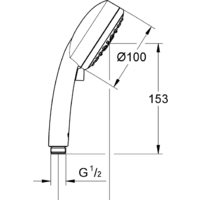 Grohe Tempesta Cosmopolitan 100 27573002 Image #2