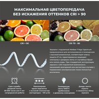Wellsee Зеркало с фронтальной LED-подсветкой 7 Rays' Spectrum 172200400, 50 х 50 см (с сенсором и регулировкой яркости освещения) Image #4