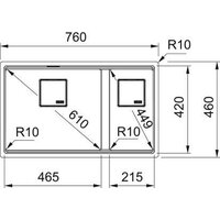 Franke Kanon KNG 160-46-21 125.0633.004 (матовый черный) Image #5
