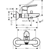 Hansgrohe Logis E 71403000 Image #2