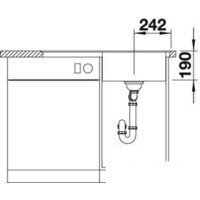 Blanco Zenar 45 S-F (антрацит, правая) [519291] Image #3