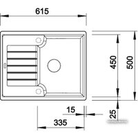 Blanco Zia 40 S (антрацит) [516918] Image #2