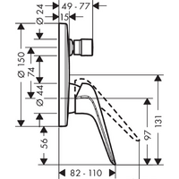 Hansgrohe Novus 71045000 Image #3