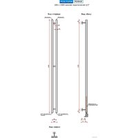 Ростела Мини 1/2" 2 перекладины 150 см (черный) Image #3