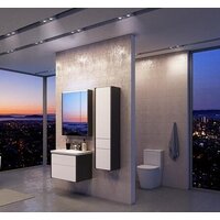 Roca Тумба Ronda 70 ZRU9302964 с умывальником Gap 70 (белый/антрацит) Image #3