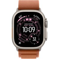 Apple Watch Ultra 3 LTE 49 мм (титановый корпус, природный/терракота, текстильный ремешок размера L) Image #2