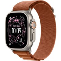 Apple Watch Ultra 3 LTE 49 мм (титановый корпус, природный/терракота, текстильный ремешок размера L) Image #1