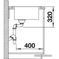 Blanco Andano XL 6 S-IF Compact (левая, с клапаном автоматом) Image #3