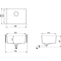 Aquasanita Arca SQA102W (alumetallic 202) Image #2